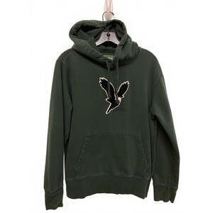American Eagle Dark Green Hoodie w/ Eagle Logo Size Small